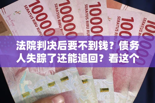 武汉法院判决后要不到钱？债务人失踪了还能追回？看这个方法！