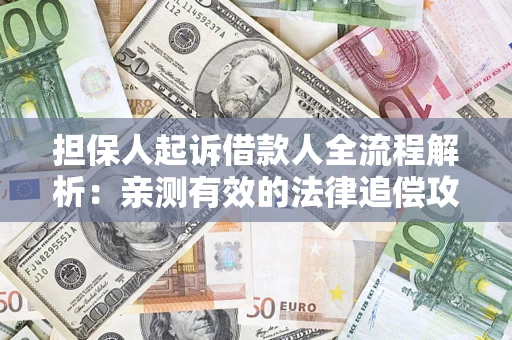 武汉担保人起诉借款人全流程解析：亲测有效的法律追偿攻略