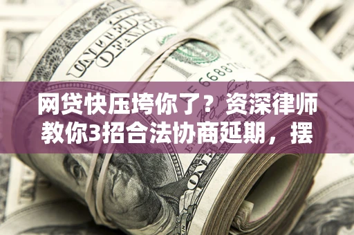 武汉网贷快压垮你了？资深律师教你3招合法协商延期，摆脱暴力催收！