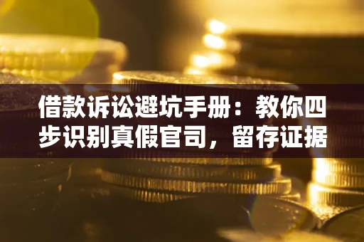 武汉借款诉讼避坑手册：教你四步识别真假官司，留存证据不踩雷