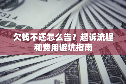 武汉欠钱不还怎么告？起诉流程和费用避坑指南