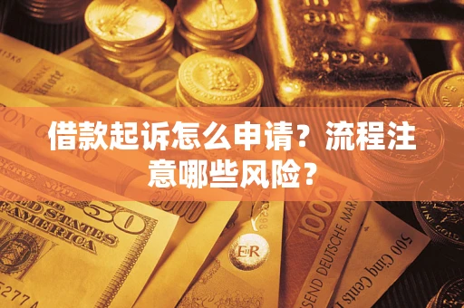 武汉借款起诉怎么申请？流程注意哪些风险？